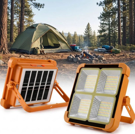 תאורת לד סולארית עוצמתית 100W