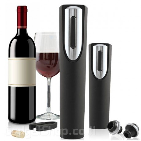 סט פותחן יין אלקטרוני עם משאבת וואקום