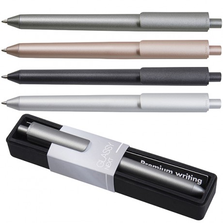 עטי פלסטיק עט מתכת GLASSY NEXT תוצרת PREMEC SWISS