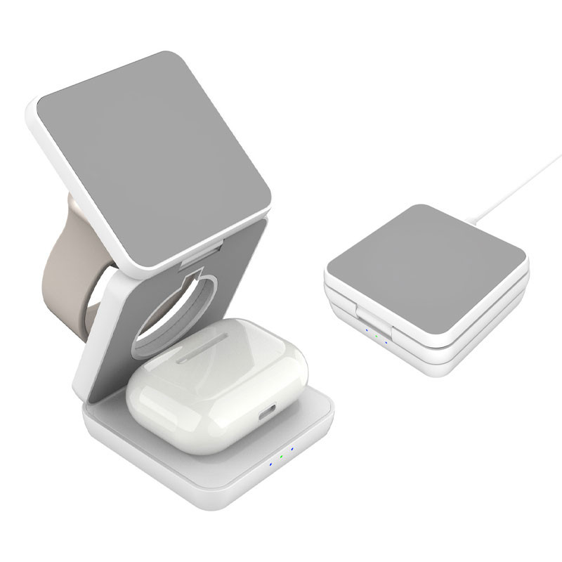 עמד תטעינה אלחוטית עם לוגו