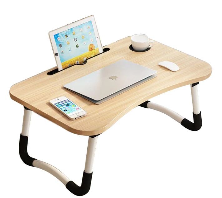 מגש פינוק עץ מתקפל למחשב נייד Computer Desk