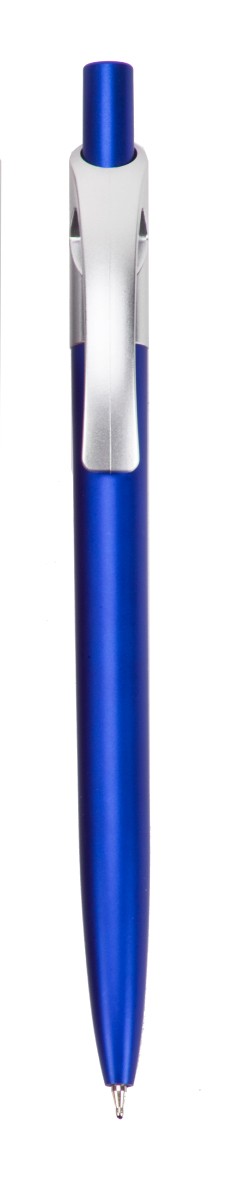עט מטאלי גוף מטאלי קליפס כסוף לואיז כחול