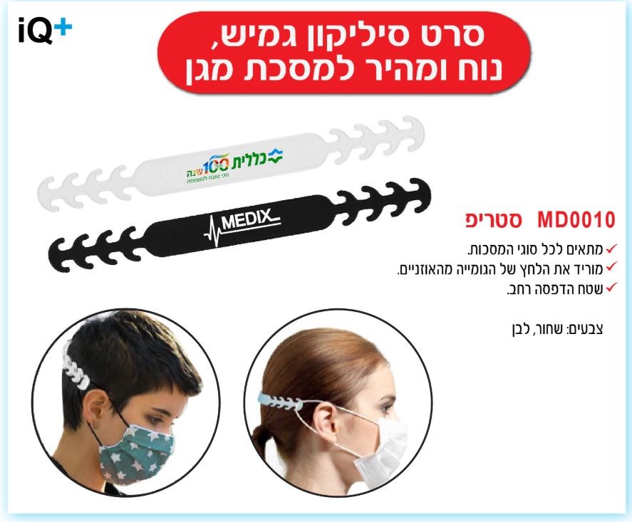 סרט סיליקון גמיש למסיכת מגן