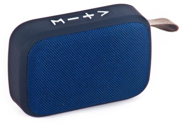 רמקול Bluetooth בעל מקרופון לקבלת שיחות כחול